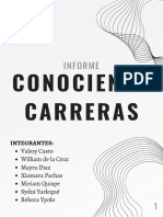 Informe, Conociendo Carreras - CGI - Contabilidad