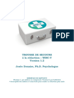 Trousse de Secours À La Rédaction - WISC-V Josée Douaire, Ph.D. Psychologue