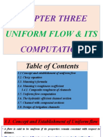 Uniform Flow Computation and Channel Design