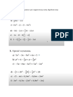 Wyrazenie Algebraiczne