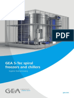 GEA S-Tec Spiral Freezers and Chillers: Hygienic Food Processing