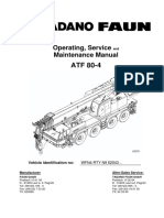 Operating, Service Maintenance Manual: Vehicle Identification No