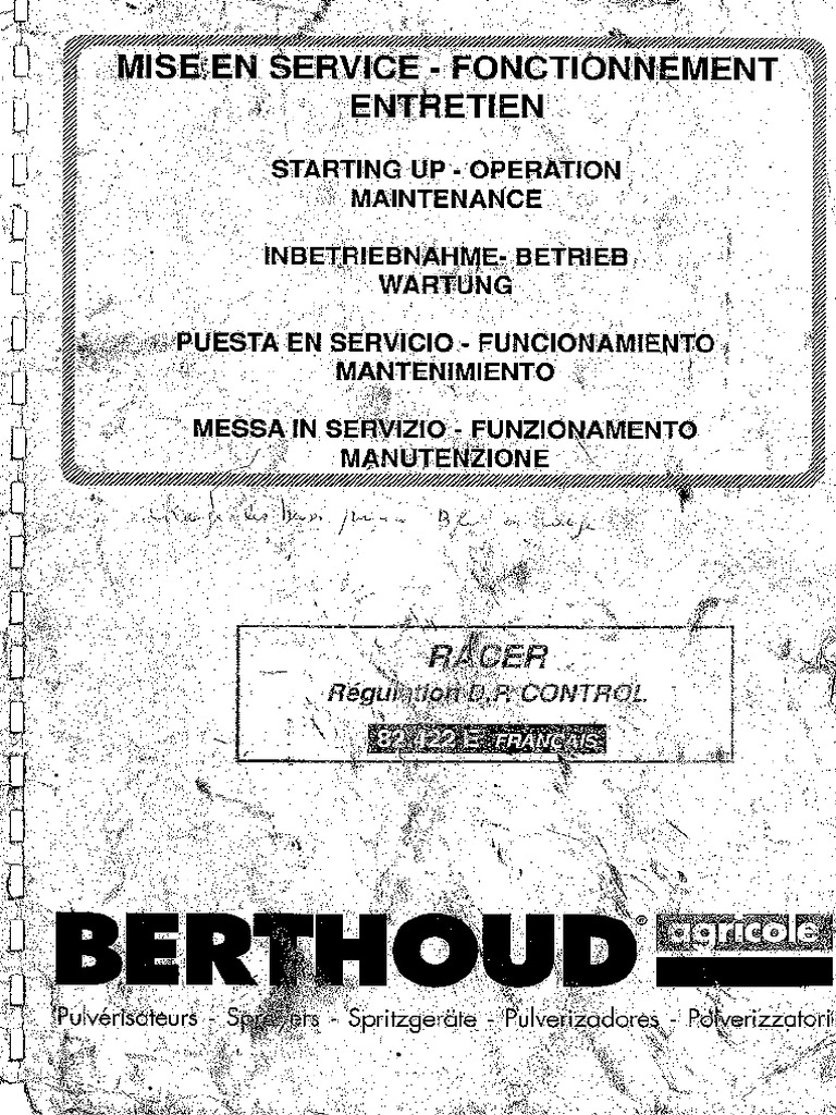 Berthoud User Manual PDF