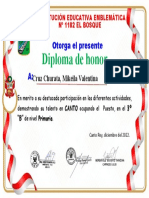 Diploma Canto