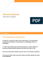 Politics - Electoral Systems