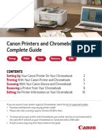 Canon Printers and Chromebook:: Complete Guide