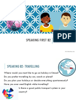 Speaking B2 For Schools - Travelling