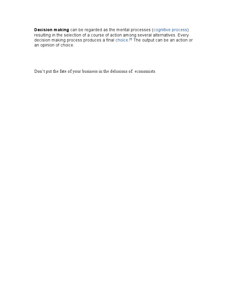 Understanding Decision Making Processes | PDF
