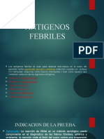 Antigenos Febriles