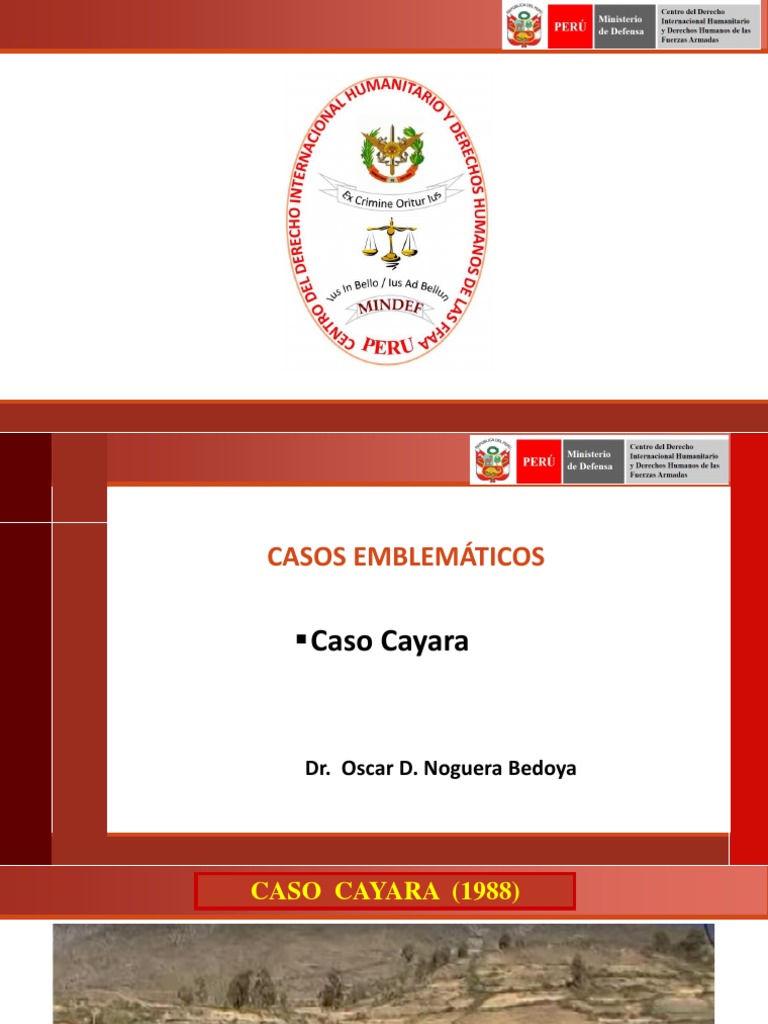 Resumen del Caso Cayara 1988 | PDF | Violación | Derechos humanos