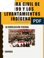 Guerra Civil de 1899 y Revolución Federal en Argentina