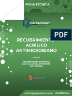 Recubrimiento acrílico antimicrobiano