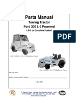 Harlan HTLPAG-80 Towing Tractor Parts Manual Gas & LPG