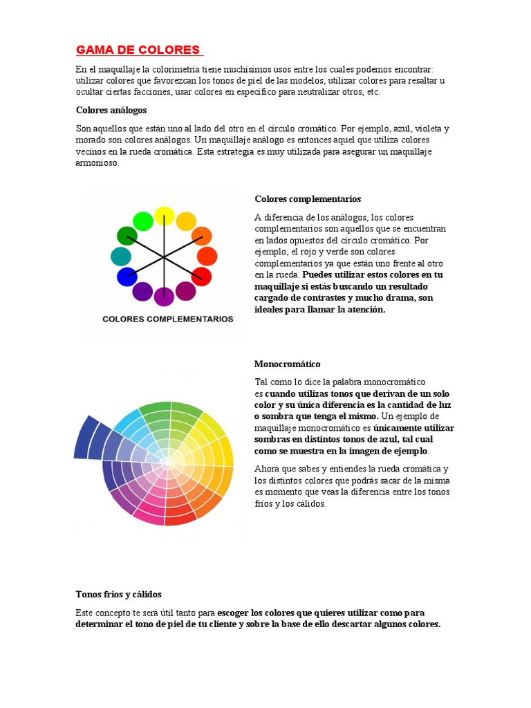 Gama de Colores 2 | PDF | Color | Verde, image size:768x1024