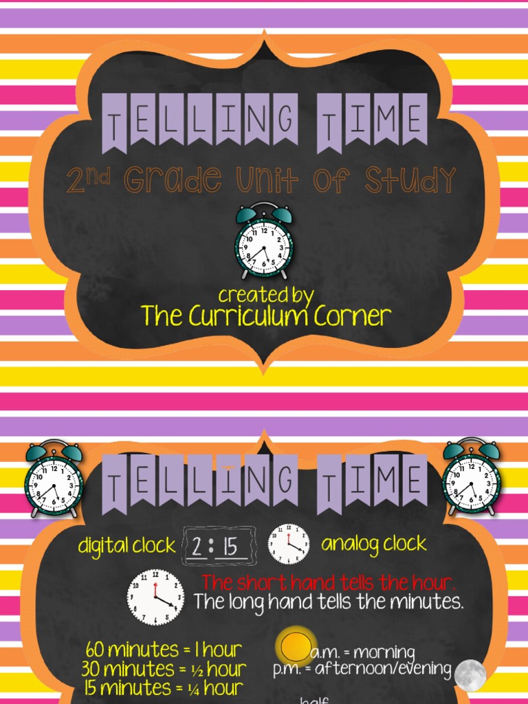 Telling Time Grade 2 PDF