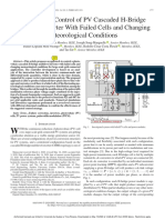 Analysis and Control of PV Cascaded H-Bridge Multilevel Inverter With Failed Cells and Changing Meteorological Conditions