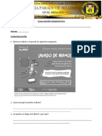 Evaluacion Diagnostica - 6to Grado - Comunicación