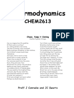 Thermodynamics - Notes - CHEM2613 - ENGLISH-2022