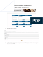 Tutorial de Envio Do Arquivo No Ambiente Do TCC