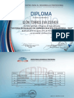 Diploma: León Torres Eva Esther