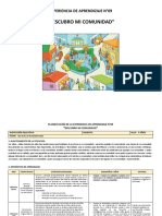 "Descubro Mi Comunidad": Experiencia de Aprendizaje N°09