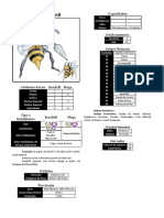 Beedrill, o inseto venenoso