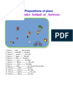 Prepositions of Place