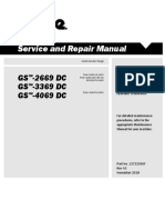 Service and Repair Manual: GS - 2669 DC GS - 3369 DC GS - 4069 DC