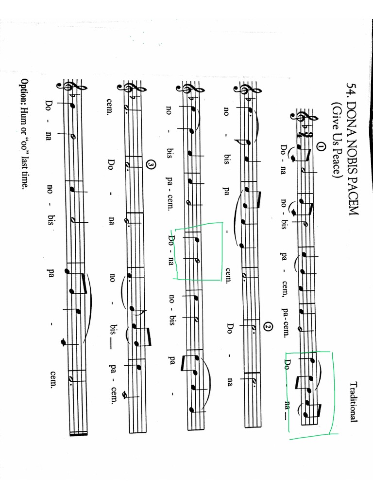 Mozart dona nobis pacem pdf