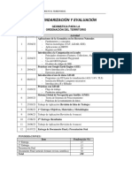 Magíster en Gestión Ambiental Territorial: Calendario y Evaluación de la Geomática