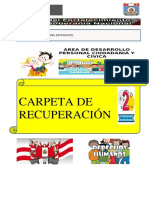 Carpeta de Recuperacion DPCC - 2do - Grado de Secundaria