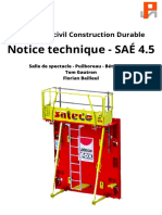 Notice Technique - SAÉ 4.5: IUT Génie Civil Construction Durable