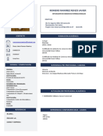 MODELO CV Renzo Romero Ramirez