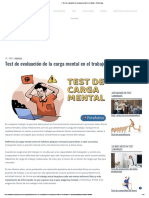 Test de Evaluación de La Carga Mental en El Trabajo - PsicoActiva