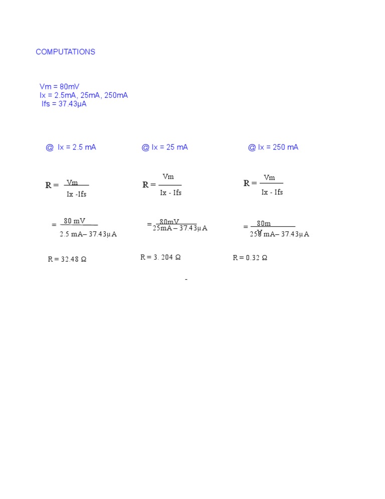 Computations | PDF