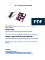 CANSAT Presión Atmosférica HW-611 o BMP280