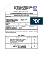 Estructura - y Analisis de Un - Proyecto de - Inversion