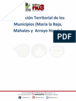 Descripción Territorial de Los Municipios (María La Baja, Mahates y Arroyo Hondo)