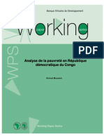 Document de Travail 112 - Analyse de La Pauvrete en Republique Democratique Du Congo