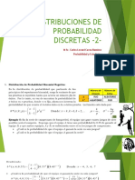 Distribuciones de Probabilidad Discretas - 2-: M Sc. Carlos Leonel Cerna Ramírez Probabilidad y Estadística 2023