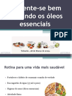 Alimente-se bem com óleos essenciais