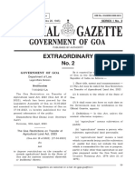 Extraordinary: Government of Goa