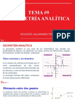 Tema - Geometría Analítica