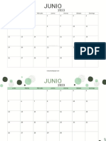 Calendario Junio 2023 - UnaCasitaDePapel