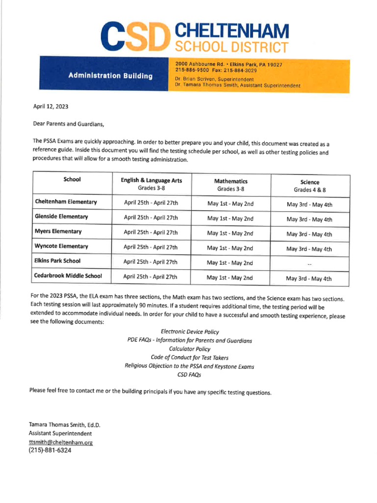 2023 PSSA Letter 001 PDF