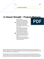 In-Season Strength - Program Minimum: My Account (/My-Account/)