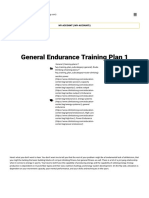 General Endurance Training Plan 1: My Account (/My-Account/)