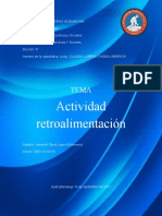 Actividad Retroalimentación