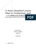 A Semi Detailed Lesson Plan