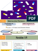 Farmacología Del Nutrimentos